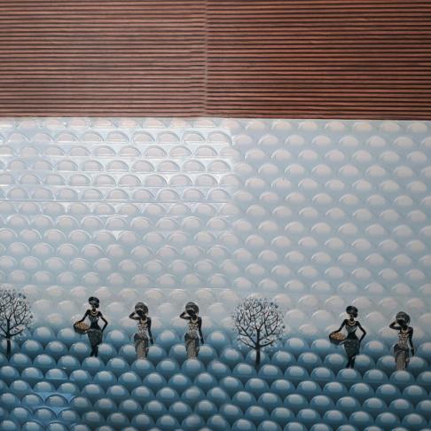 Bijeshwori Bathroom wall tiles women arts